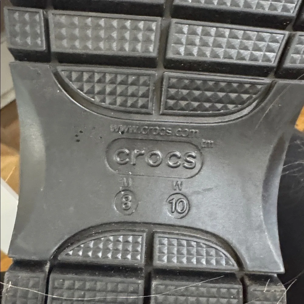 Croc Black Platform Sandals - Picture 5 of 5